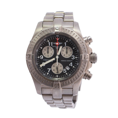 Breitling Avenger Titanium 44mm Grey Arabic Dial Watch Reference# E73360 - Happy Jewelers Fine Jewelry Lifetime Warranty