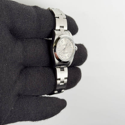 Rolex Oyster Perpetual 26mm Silver Dial Watch Ref# 7080