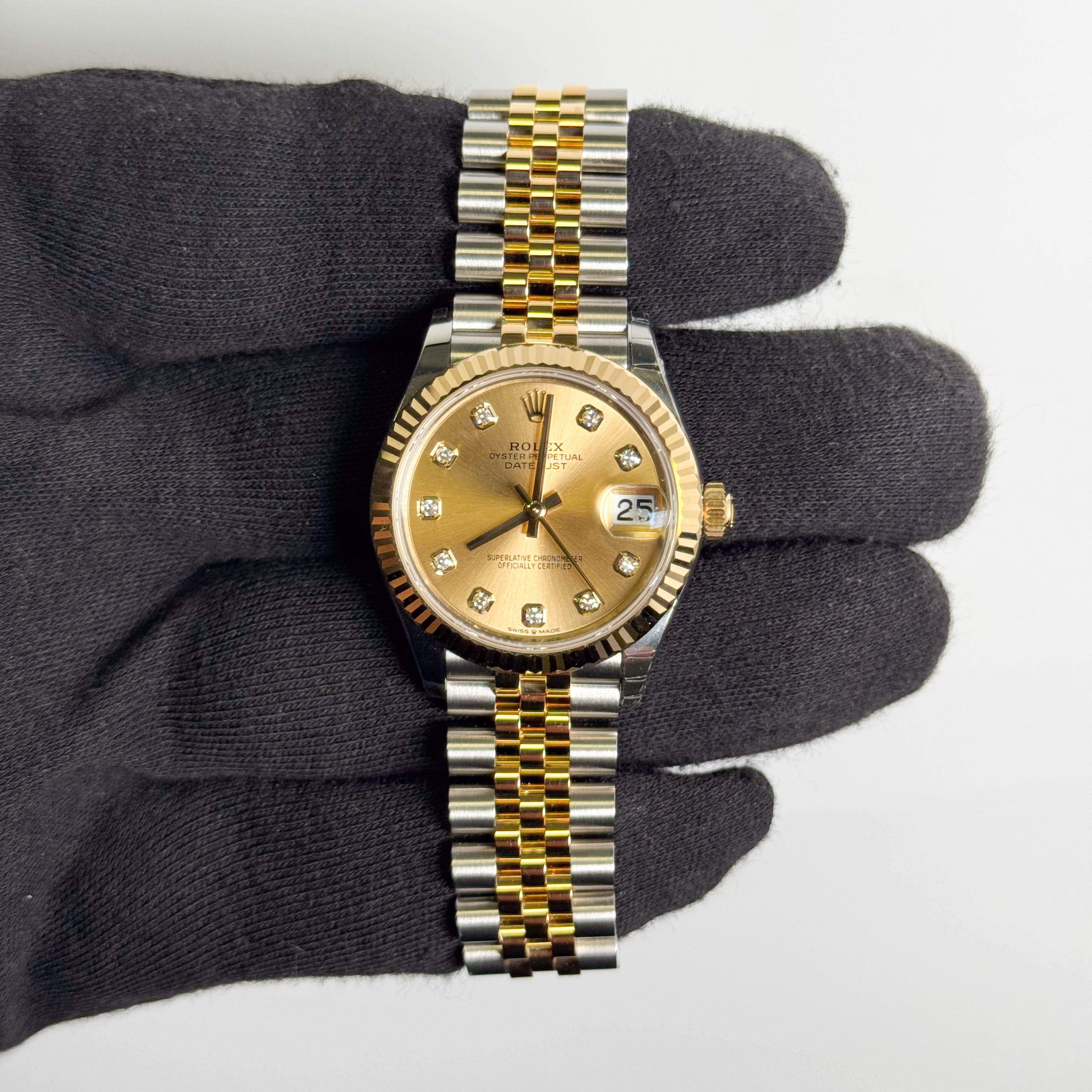 Rolex Datejust 31mm Champagne Dial Watch Ref# 278273