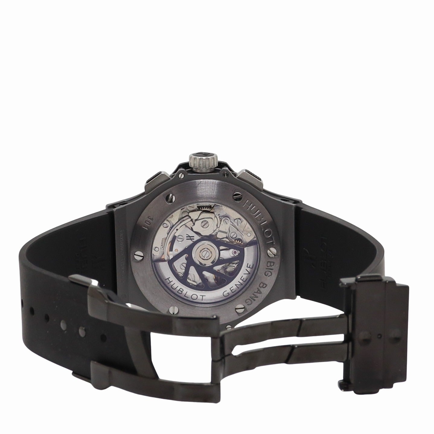 Hublot Big Bang Grey Titanium 44mm Grey Chronograph Dial Watch Reference# 301.AI.460.RX - Happy Jewelers Fine Jewelry Lifetime Warranty