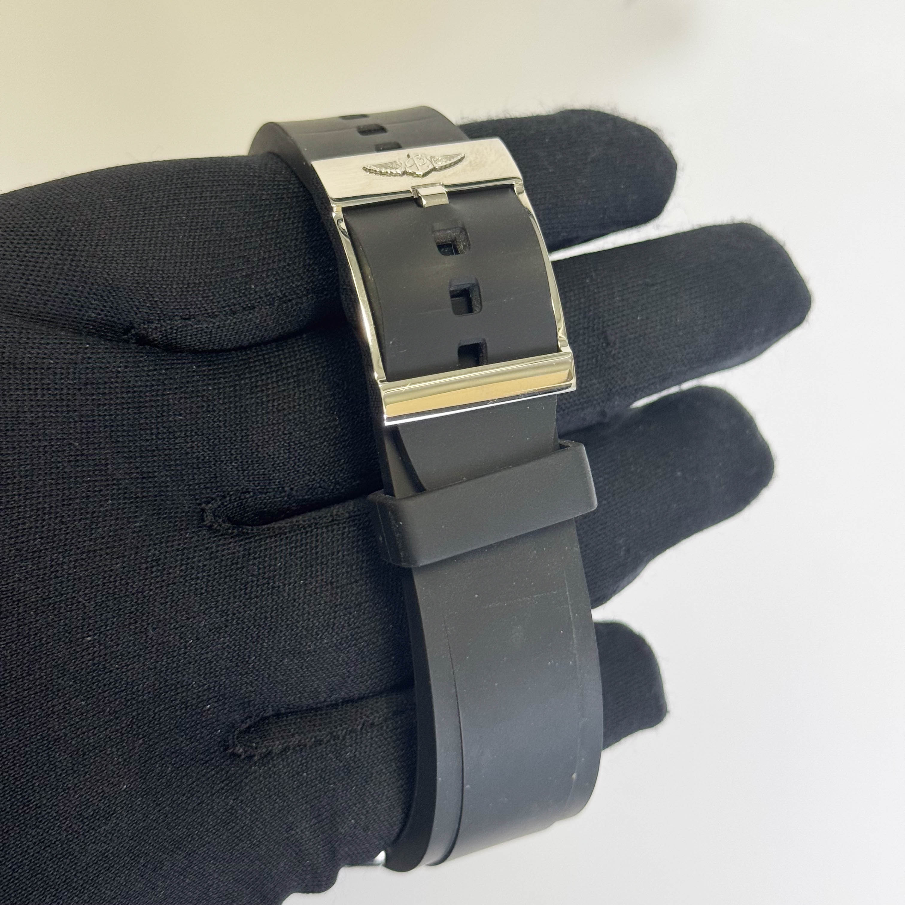 Breitling Super Avenger Stainless Steel 48mm Black Dial Watch Ref# A13370 - Happy Jewelers Fine Jewelry Lifetime Warranty