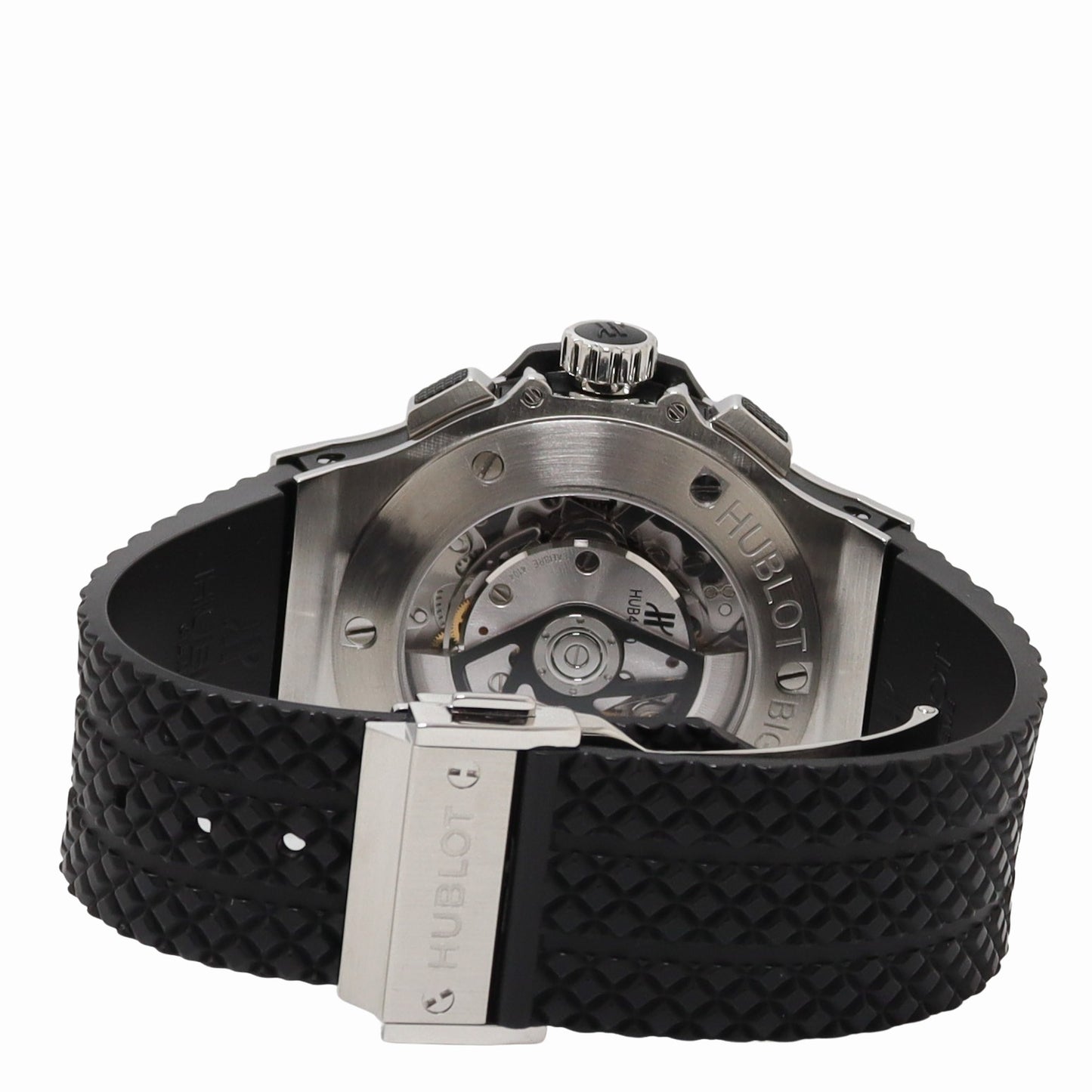 Hublot Big Bang 44mm Stainless Steel Black Stick & Arabic Dial Watch Reference# 301.SB.131.RX - Happy Jewelers Fine Jewelry Lifetime Warranty