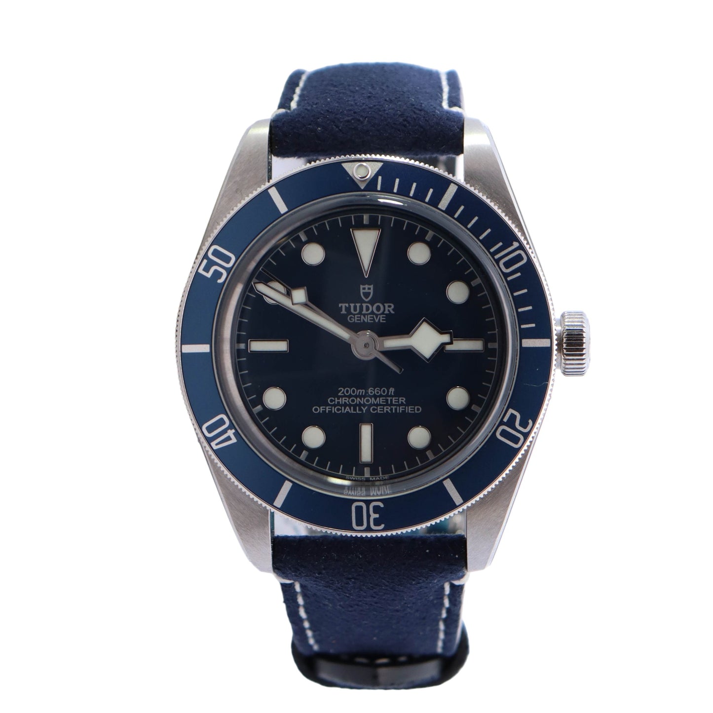 Tudor Black Bay Fifty Eight 39mm Stainless Steel Blue Dot Dial Watch Reference #: 79030B - Happy Jewelers Fine Jewelry Lifetime Warranty