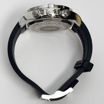 Breitling Super Avenger Stainless Steel 48mm Black Dial Watch Ref# A13370 - Happy Jewelers Fine Jewelry Lifetime Warranty