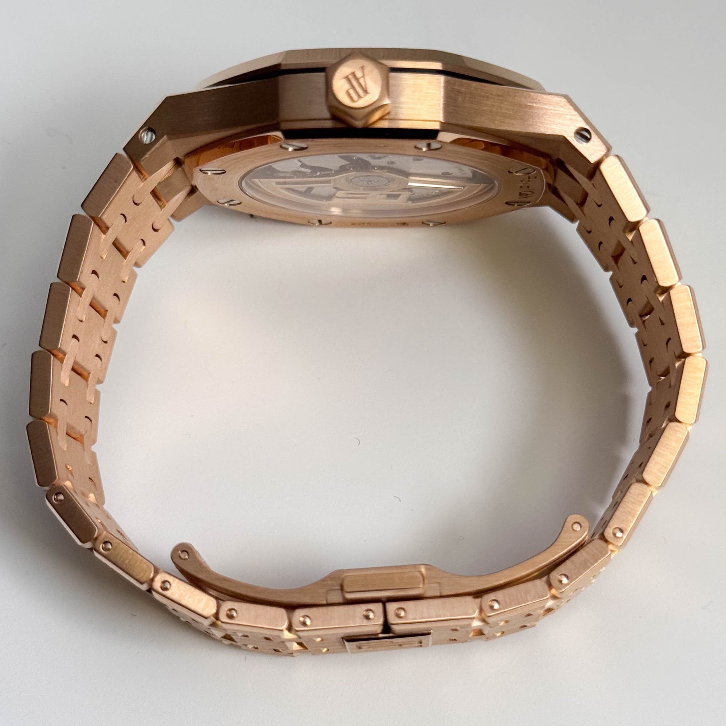 Audemars Piguet Royal Oak 3mm Blue Dial Watch Ref#  77451OR.ZZ.1361OR.02 - Happy Jewelers Fine Jewelry Lifetime Warranty