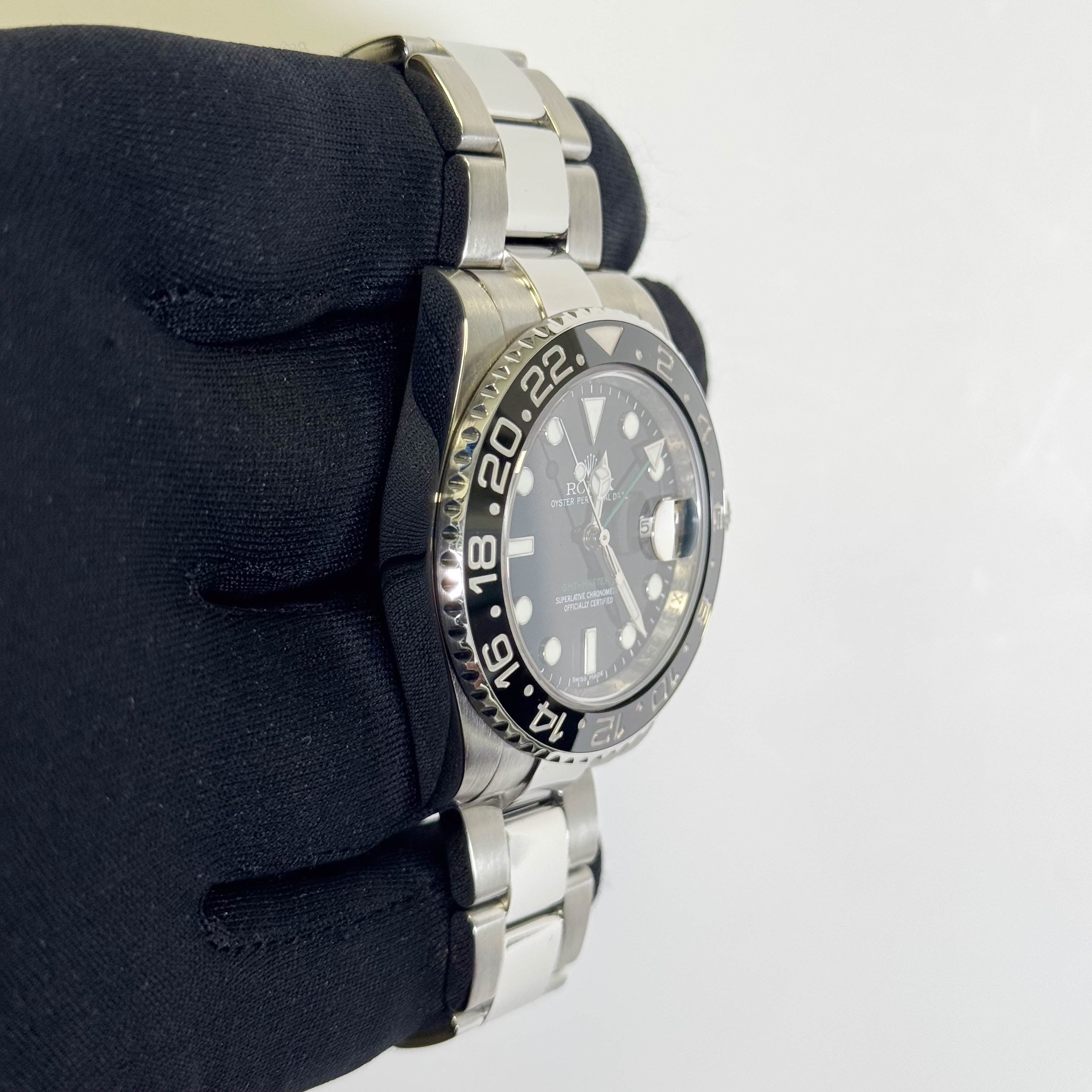 Rolex GMT-Master II 40mm Black Dial Watch Ref# 116710LN