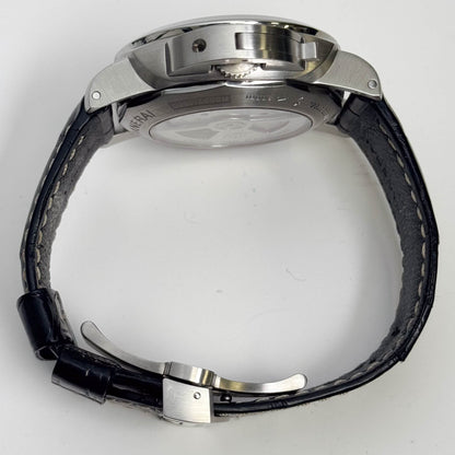 Panerai Luminor Stainless Steel 44mm Black Dial Watch Ref# PAM00312 - Happy Jewelers Fine Jewelry Lifetime Warranty