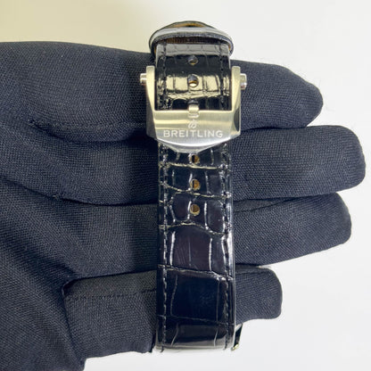 Breitling Premier B01 Chronograph 42mm Black Dial Watch Ref# AB0145221B1P2