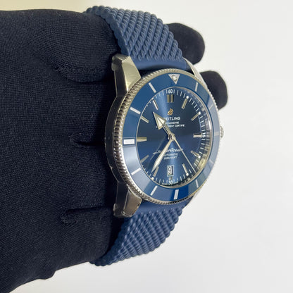 Breitling Superocean Heritage B20 Automatic 46mm Blue Dial Watch Ref# AB2020161C1S1