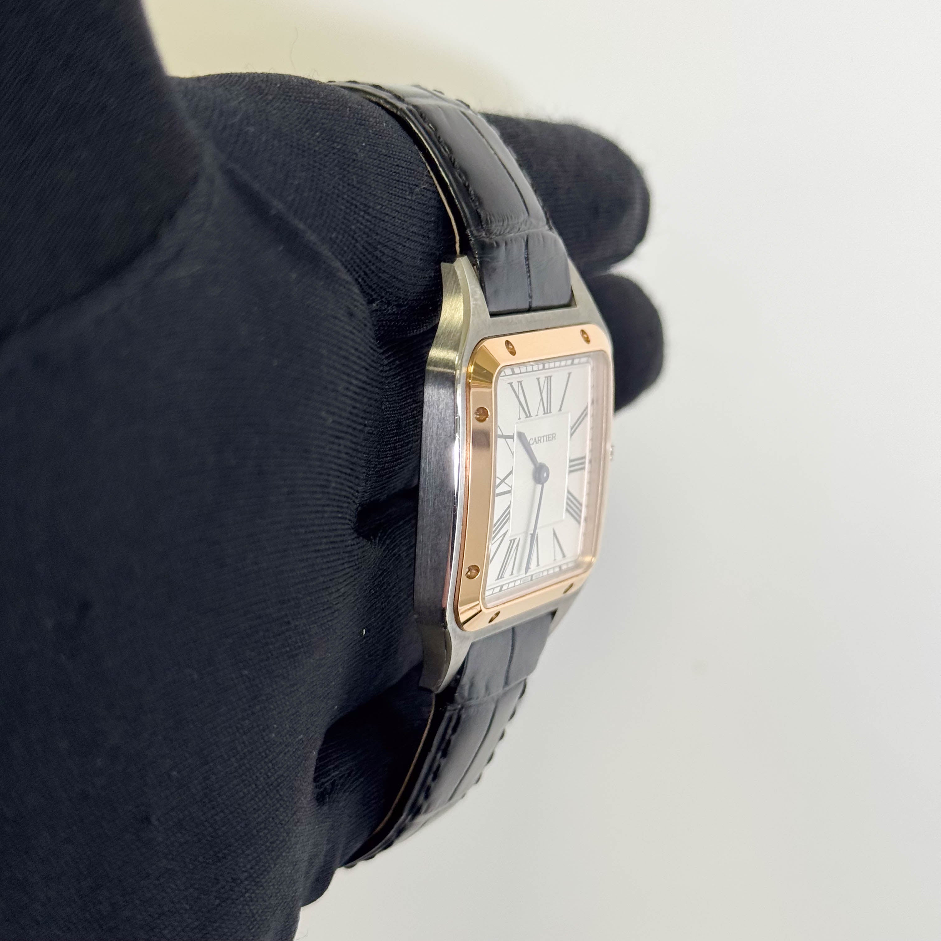 Cartier Santos 31mm White Dial Watch Ref# W2SA0011