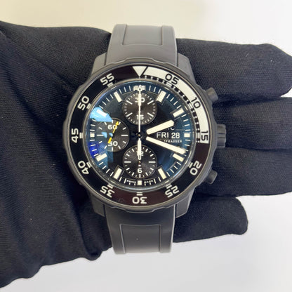IWC Aquatimer 44mm Black Dial Watch Ref# IW376705