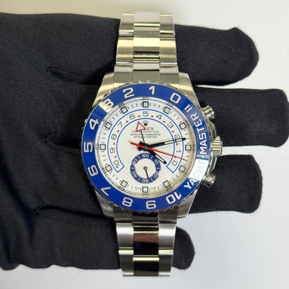 Rolex Yacht-Master II 44mm White Dial Watch Ref# 116680