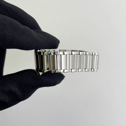 Cartier Tank Française Small 25.7mm x 21.2mm Silver Roman Dial Watch Ref# W4TA0020