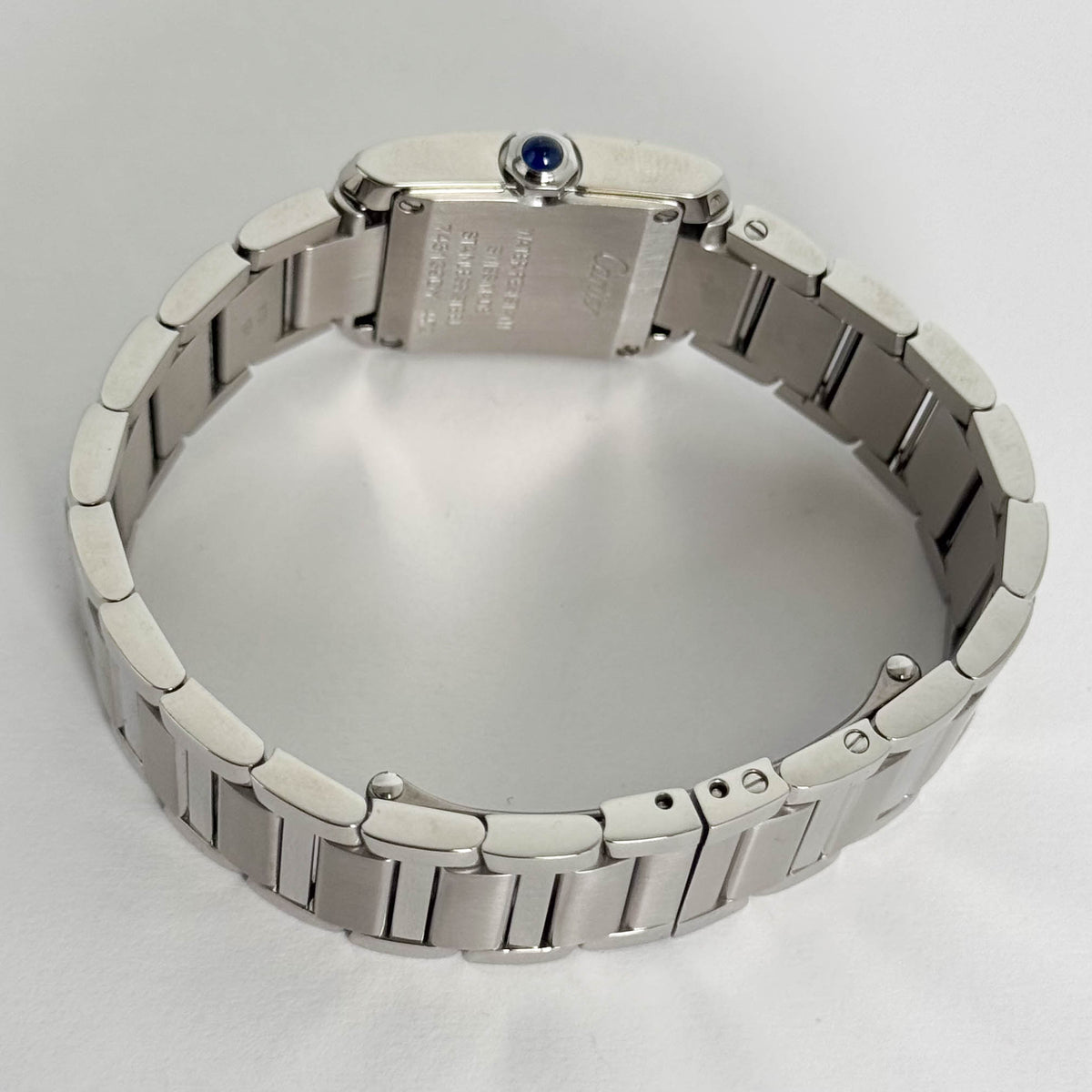Cartier Tank Française Small 25.7mm x 21.2mm Silver Roman Dial Watch Ref# W4TA0020