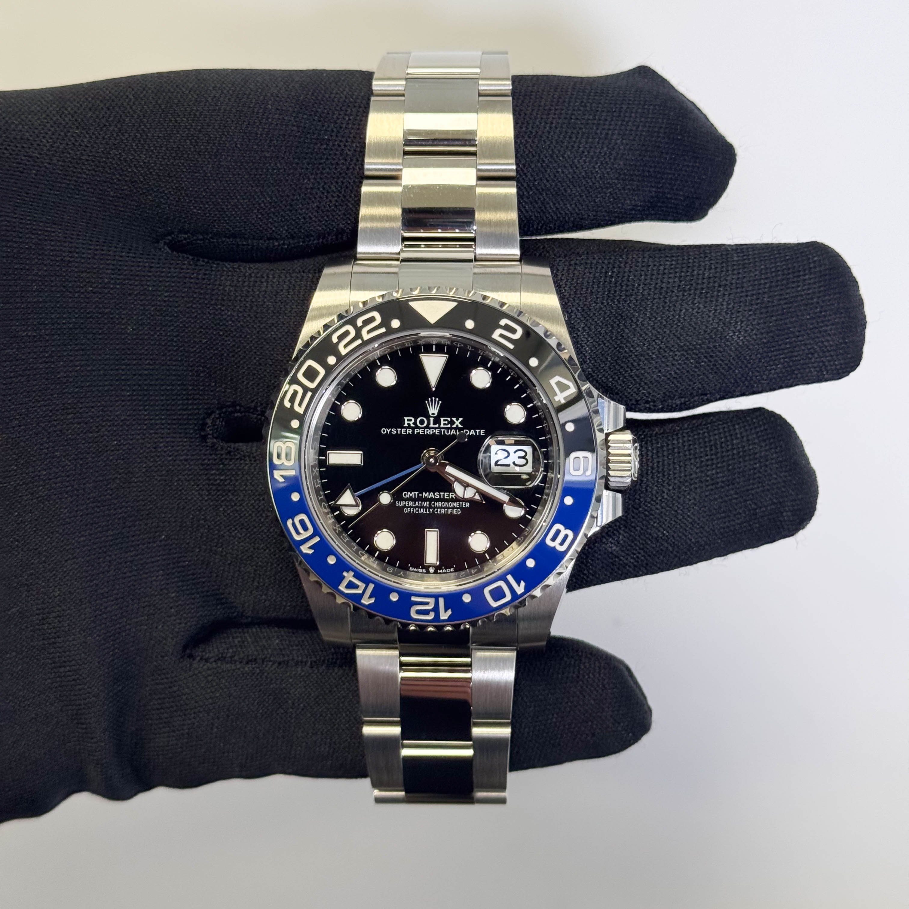 Rolex GMT-Master II 40mm Blue Dial Watch Ref# 126710BLNR – Happy