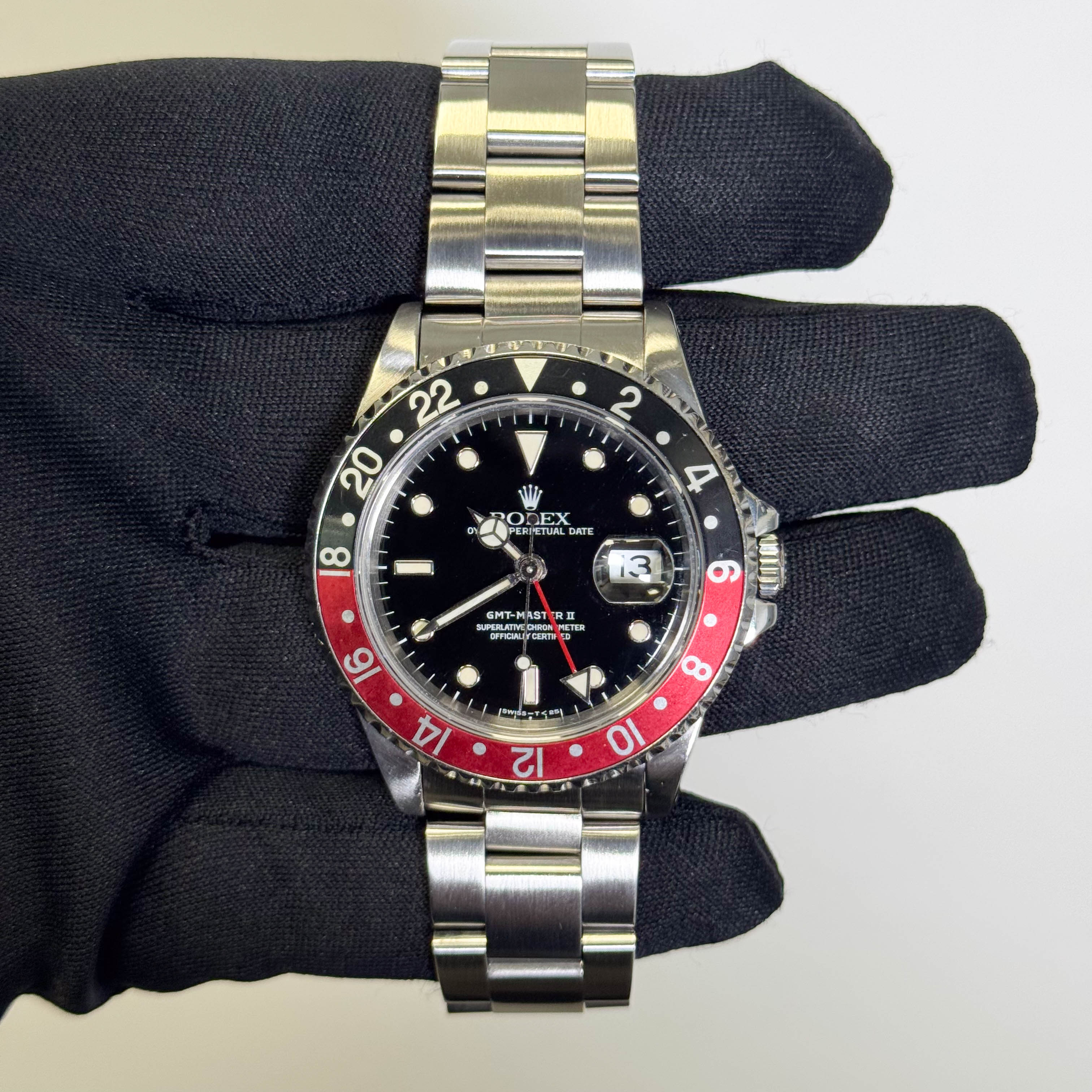 Rolex GMT-Master II 40mm Black Dial Watch Ref# 16710 – Happy Jewelers