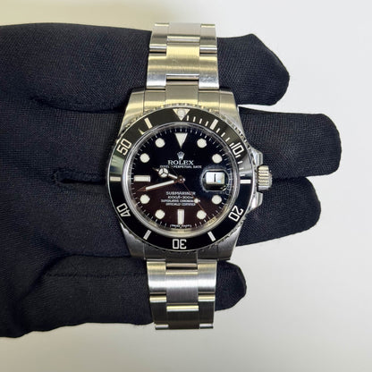Rolex Submariner 40mm Black Dot Dial Ref# 116610LN - Happy Jewelers Fine Jewelry Lifetime Warranty