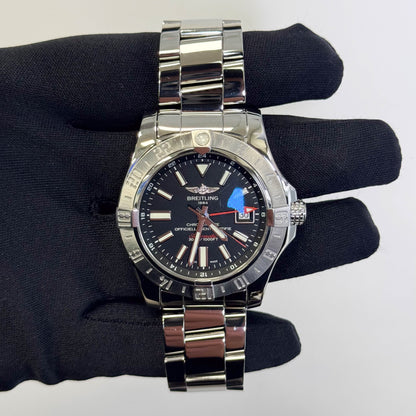 Breitling Avenger II 43mm Black Dial Watch Ref# A3239011/BC35 - Happy Jewelers Fine Jewelry Lifetime Warranty