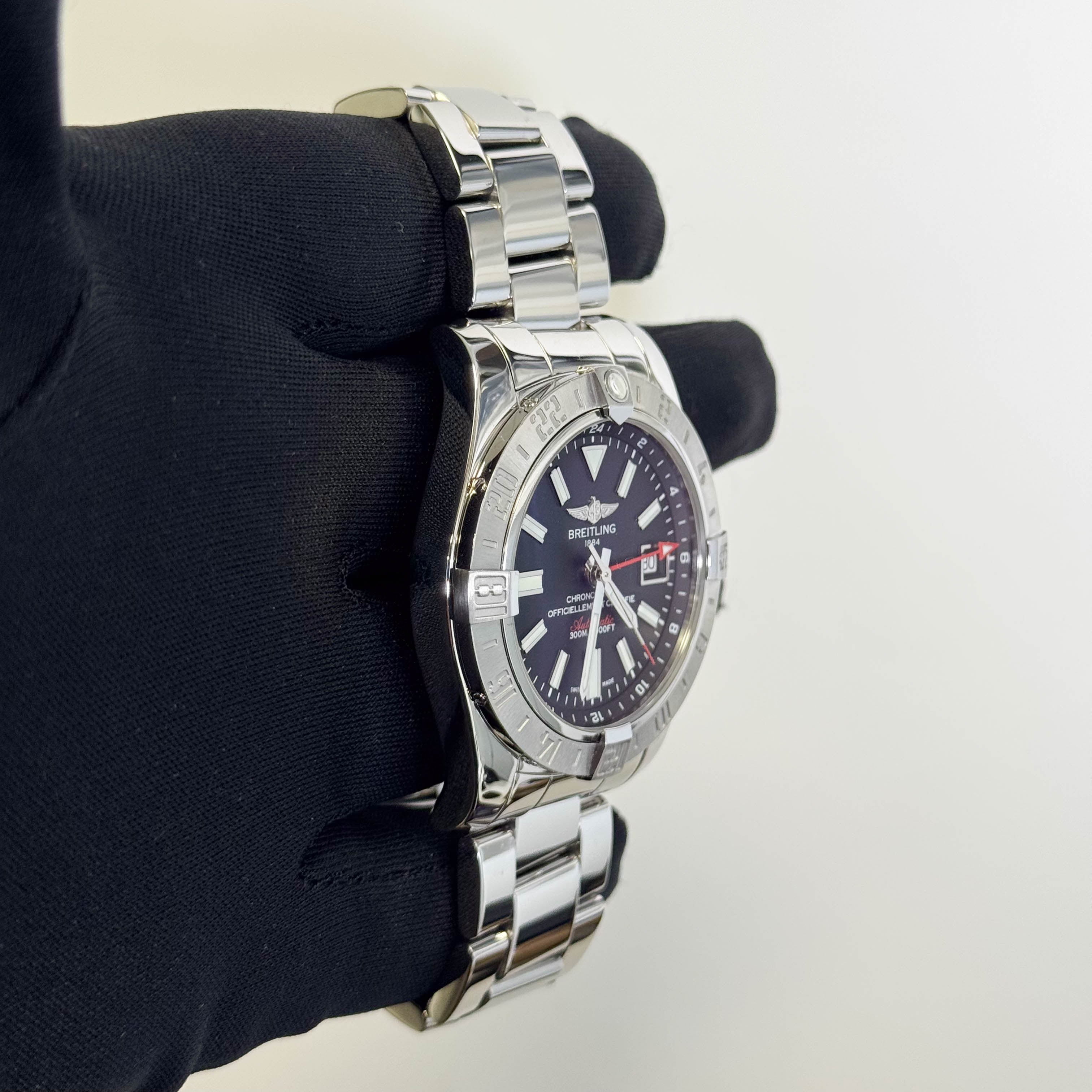 Breitling Avenger II 43mm Black Dial Watch Ref# A3239011/BC35 - Happy Jewelers Fine Jewelry Lifetime Warranty