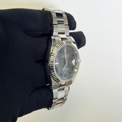 Rolex Datejust 41mm Wimbledon Dial Watch Ref# 126334 - Happy Jewelers Fine Jewelry Lifetime Warranty