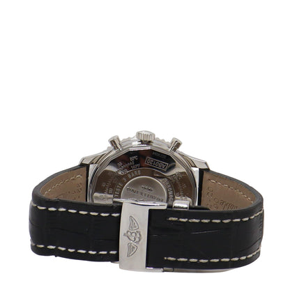 Breitling Navitimer Stainless Steel 42mm Black Chronograph Dial Watch Reference #: AB0120 - Happy Jewelers Fine Jewelry Lifetime Warranty