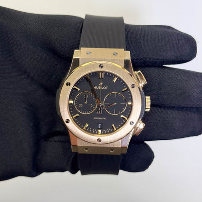 Hublot Classic Fusion 42mm Black Dial Watch Ref# 541.VX.1130.RX - Happy Jewelers Fine Jewelry Lifetime Warranty