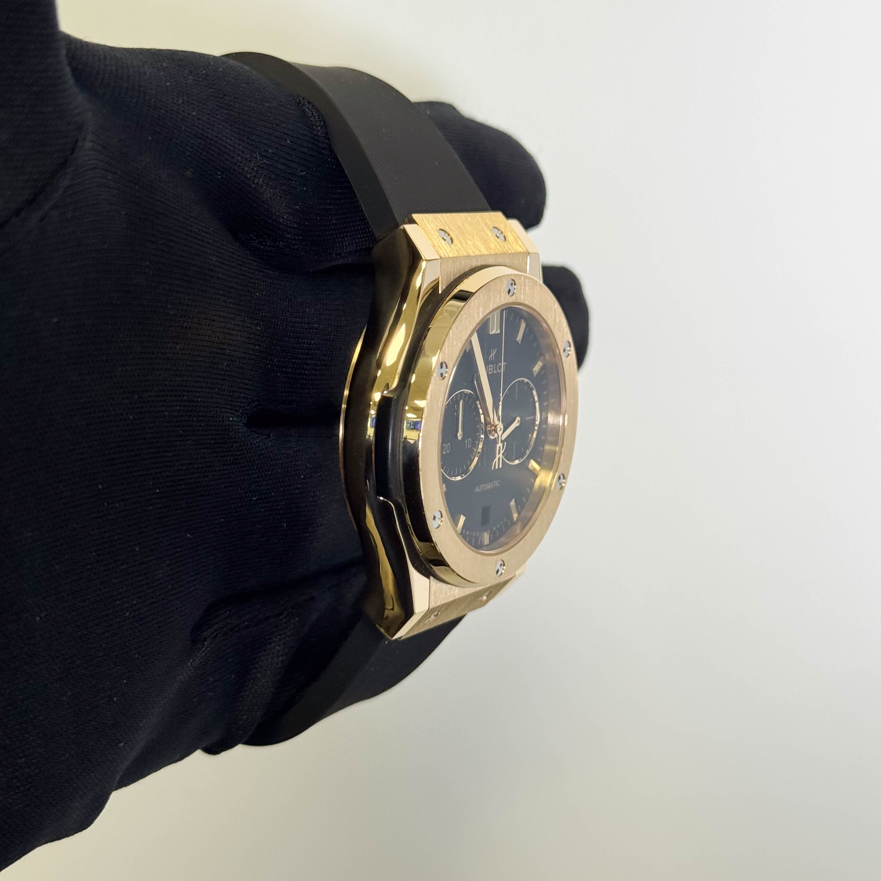 Hublot Classic Fusion 42mm Black Dial Watch Ref# 541.VX.1130.RX - Happy Jewelers Fine Jewelry Lifetime Warranty