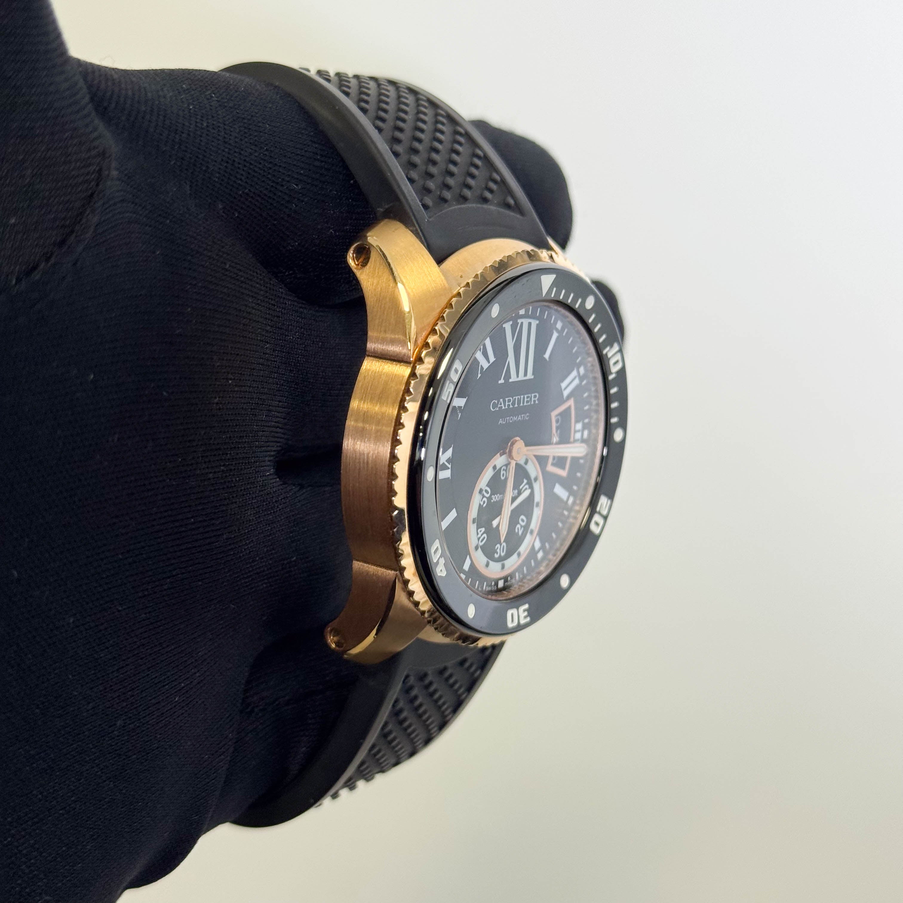 Cartier Calibre 42mm Black Dial Watch Ref# W7100052 - Happy Jewelers Fine Jewelry Lifetime Warranty