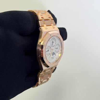 Audemars Piguet Royal Oak 39mm White Dial Watch Ref# 26252OR.OO.D092CR.02 - Happy Jewelers Fine Jewelry Lifetime Warranty