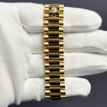 Rolex Day-Date 36mm Green Ombre Dial Watch Ref# 128238 - Happy Jewelers Fine Jewelry Lifetime Warranty