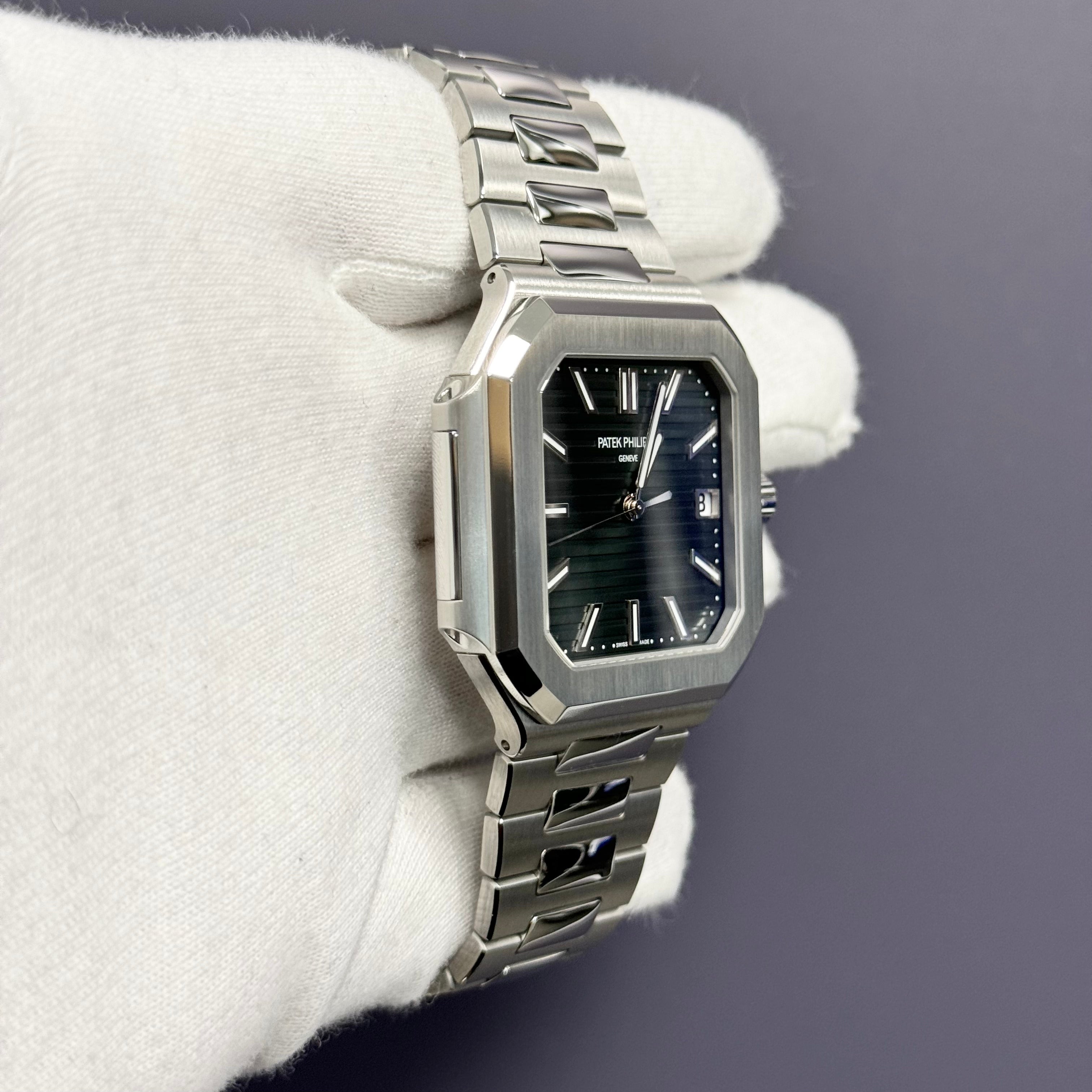 Patek Philippe Cubitus 45mm Green Stick Dial Watch Ref# 5821-1A-001 - Happy Jewelers Fine Jewelry Lifetime Warranty