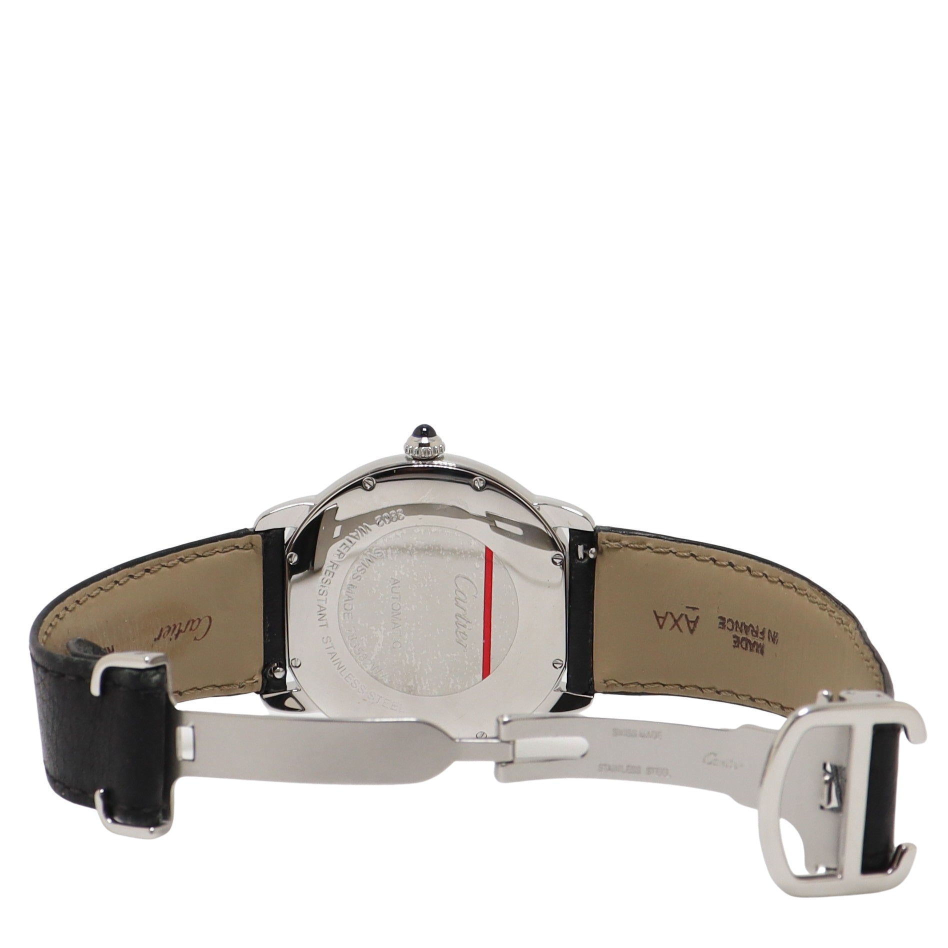 Cartier Ronde Solo Stainless Steel 42mm Silver Roman Dial Watch Reference# WSSRN0022 - Happy Jewelers Fine Jewelry Lifetime Warranty