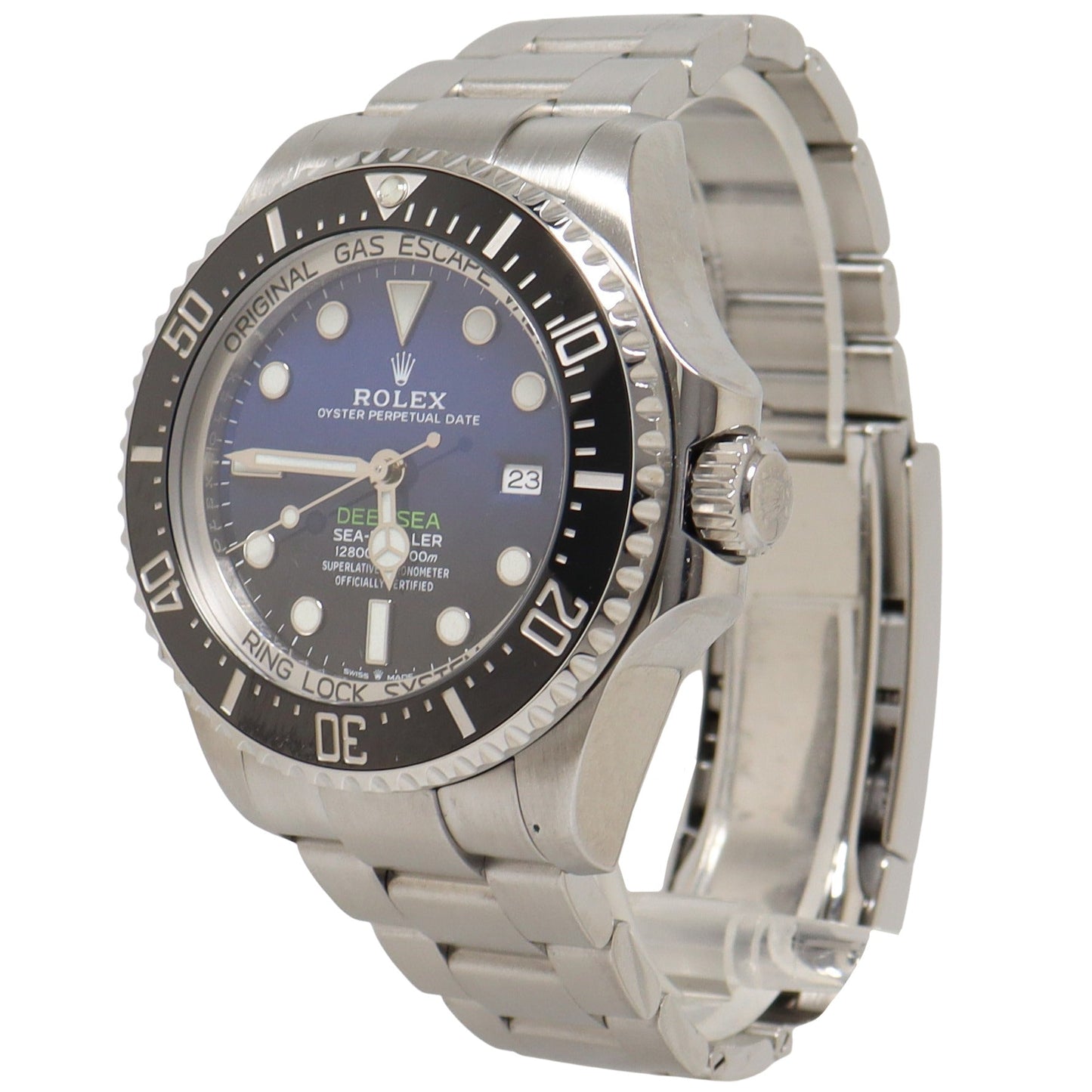 Rolex Sea-Dweller Deepsea "James Cameron" Stainless Steel 44mm Deep Blue Dot Dial Watch Reference# 126660 - Happy Jewelers Fine Jewelry Lifetime Warranty