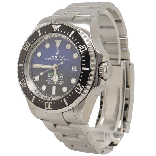 Load image into Gallery viewer, Rolex Sea-Dweller Deepsea &amp;quot;James Cameron&amp;quot; Stainless Steel 44mm Deep Blue Dot Dial Watch Reference# 126660 - Happy Jewelers Fine Jewelry Lifetime Warranty
