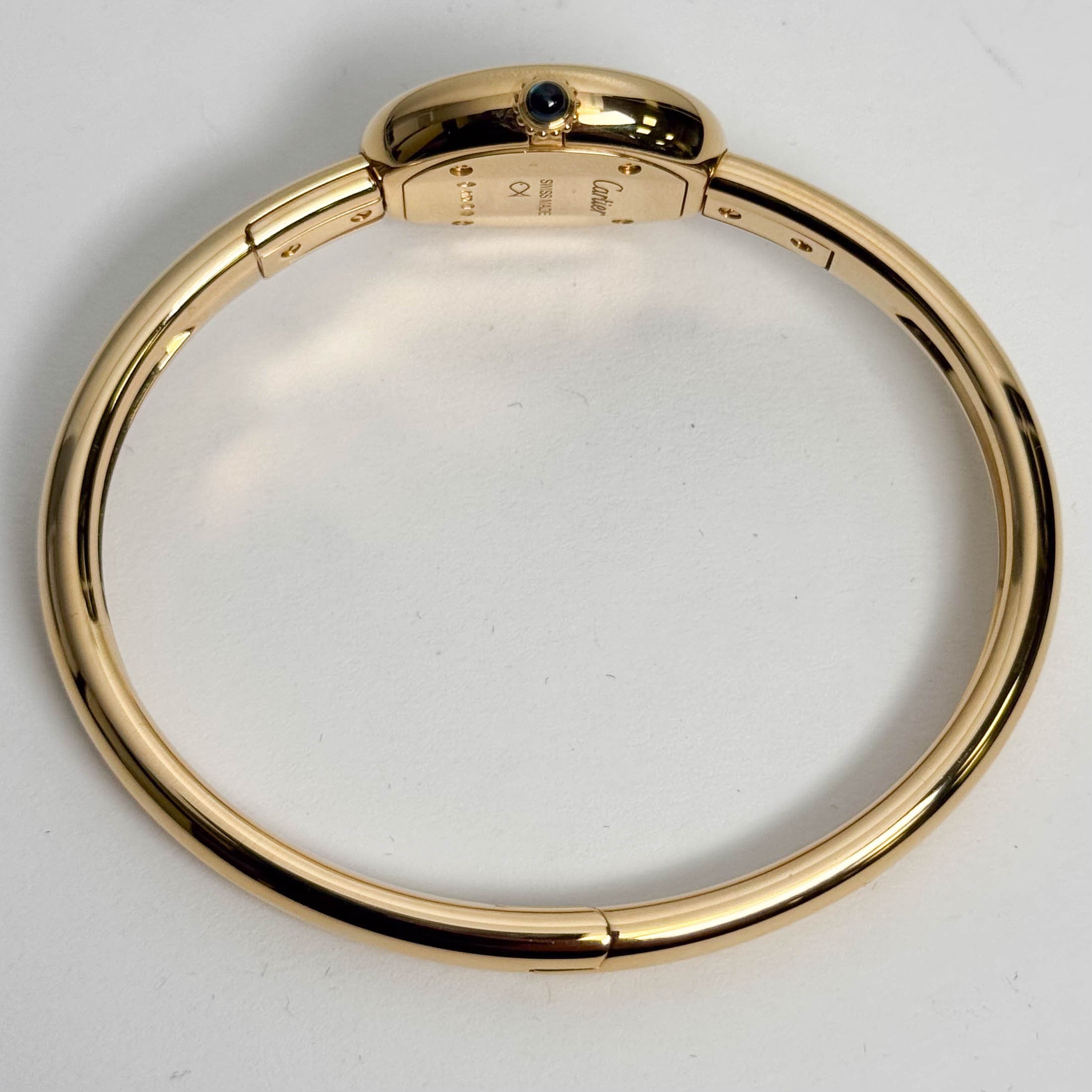 Cartier Baignoire 18.5mm White Dial Watch Ref# WGBA0050