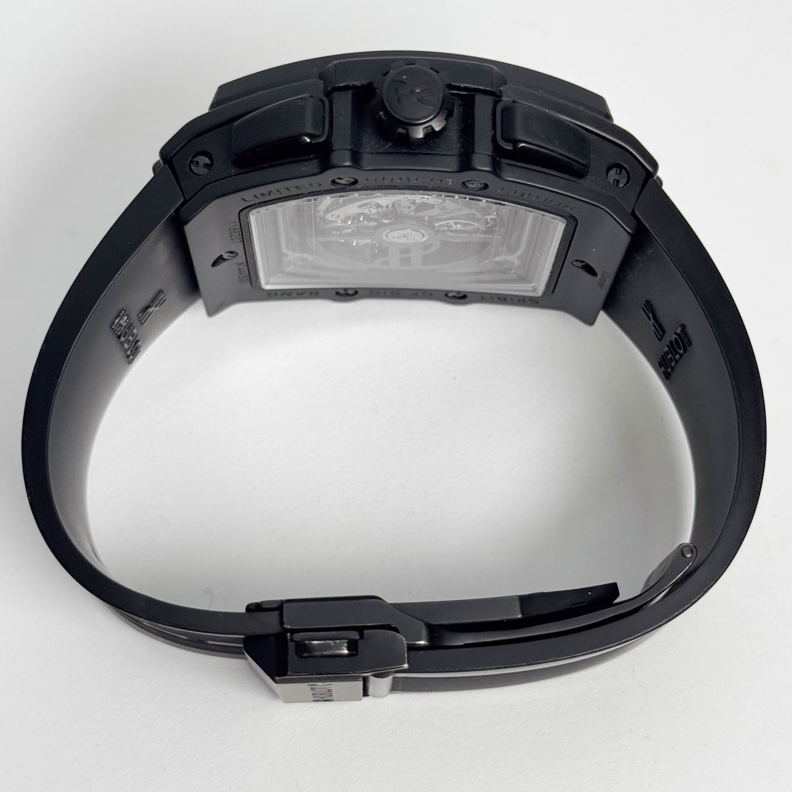 Hublot Spirit of Big Bang 45mm Silver Skeleton Dial Watch Ref# 601.CI.0110.RX