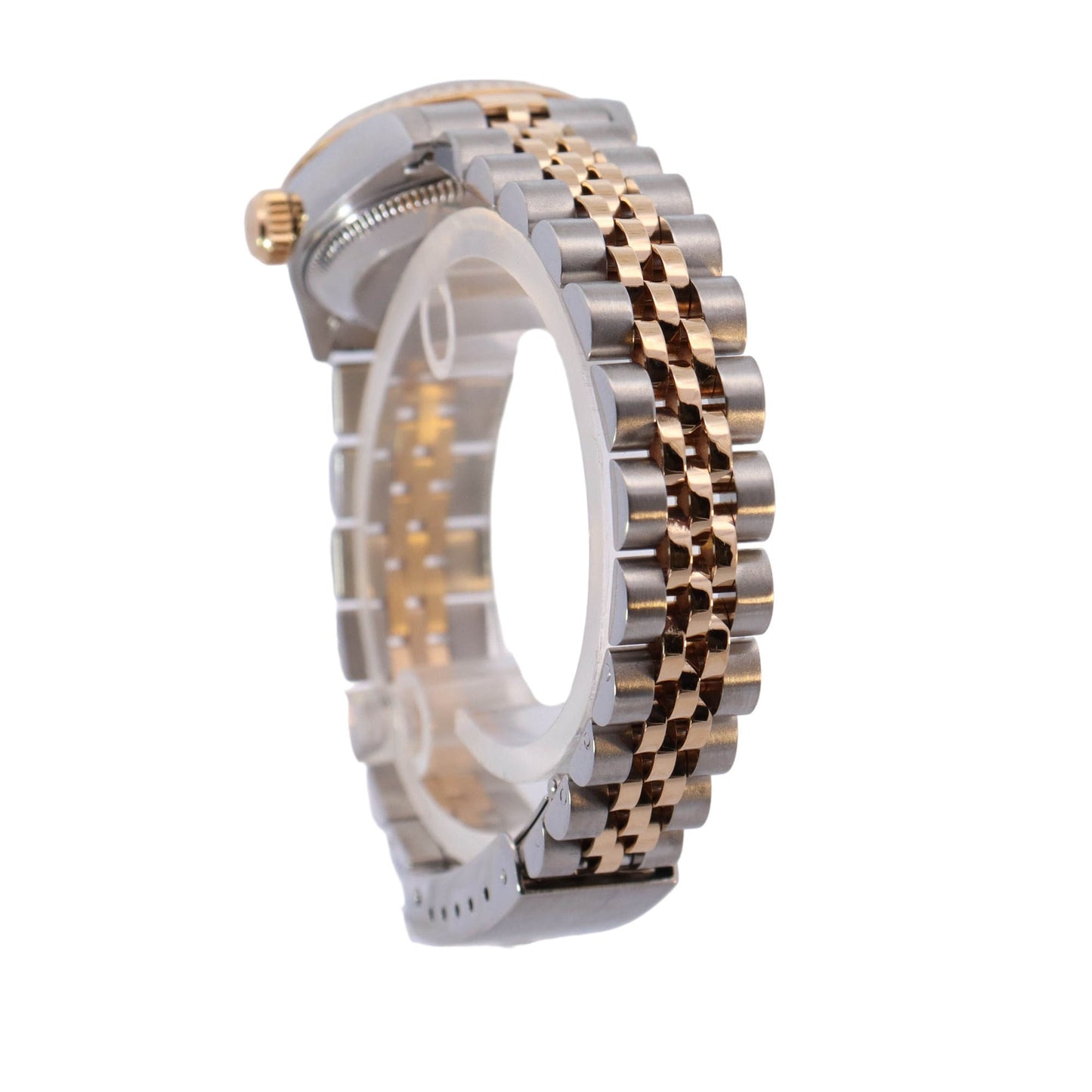 Rolex Datejust Two Tone Stainless Steel & Yellow Gold Grey Roman Dial Watch Reference #: 69173 - Happy Jewelers Fine Jewelry Lifetime Warranty