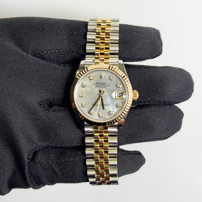 Rolex Datejust 31mm Mother Of Pearl Dial Watch Ref# 278273