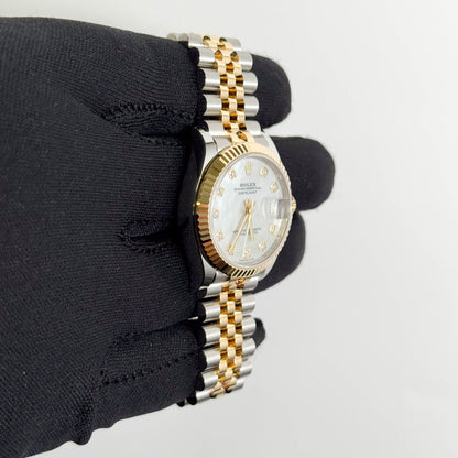Rolex Datejust 31mm Mother Of Pearl Dial Watch Ref# 278273