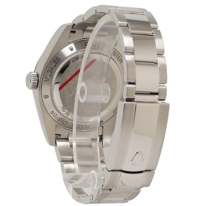 Rolex Milgauss Stainless Steel 40mm Dark Grey Stick Dial Watch Reference #: 116400GV - Happy Jewelers Fine Jewelry Lifetime Warranty