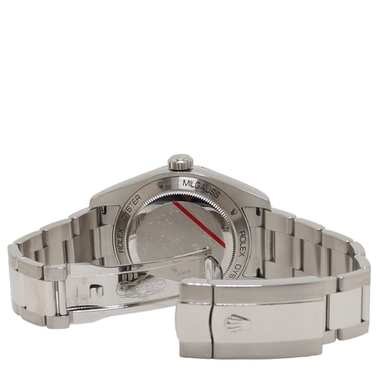 Rolex Milgauss Stainless Steel 40mm Dark Grey Stick Dial Watch Reference #: 116400GV - Happy Jewelers Fine Jewelry Lifetime Warranty