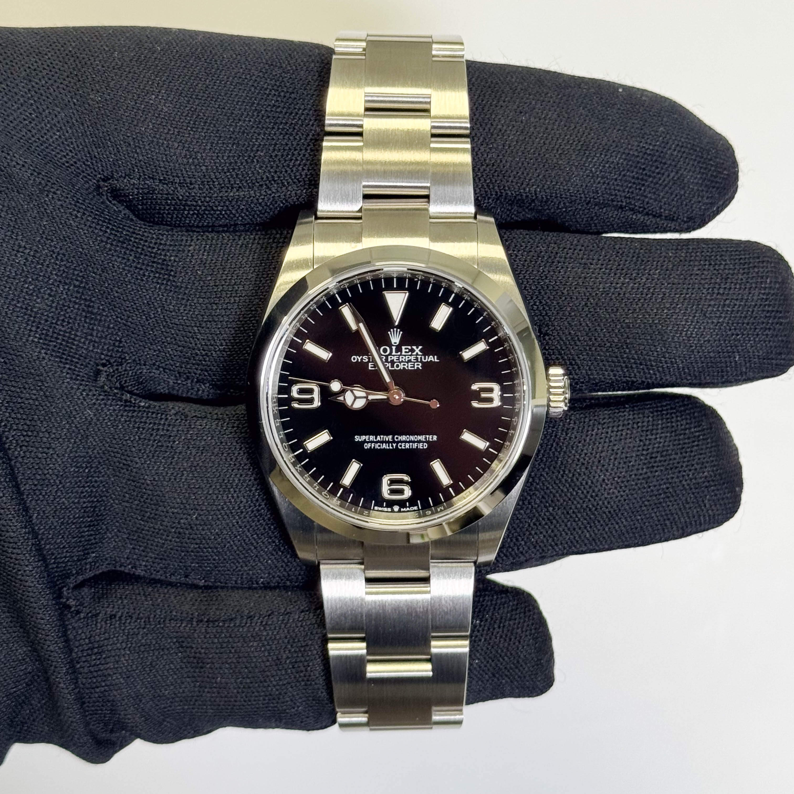 Rolex Explorer 36mm Black Dial Watch Ref# 124270