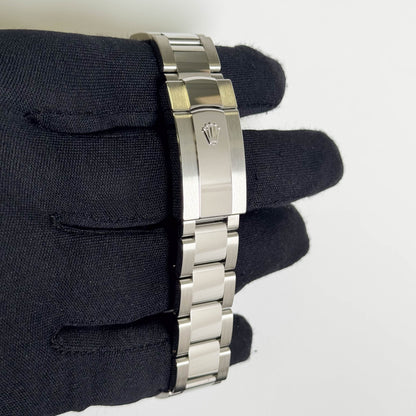 Rolex Datejust 36mm Blue Stick Dial Watch Ref# 126200 - Happy Jewelers Fine Jewelry Lifetime Warranty