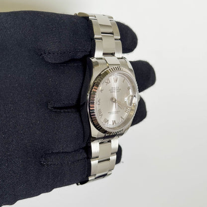 Rolex Datejust 36mm Silver Watch Ref# 116234 - Happy Jewelers Fine Jewelry Lifetime Warranty