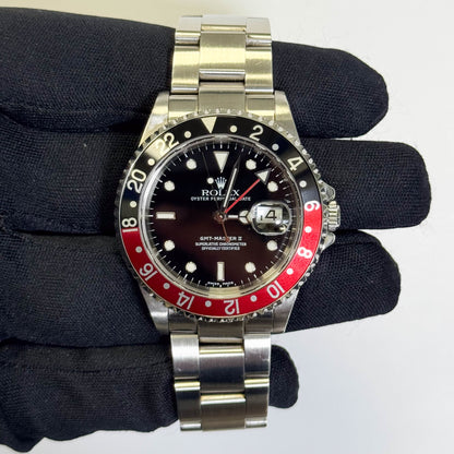 Rolex GMT-Master II 40mm Black Dial Watch Ref# 16710 - Happy Jewelers Fine Jewelry Lifetime Warranty
