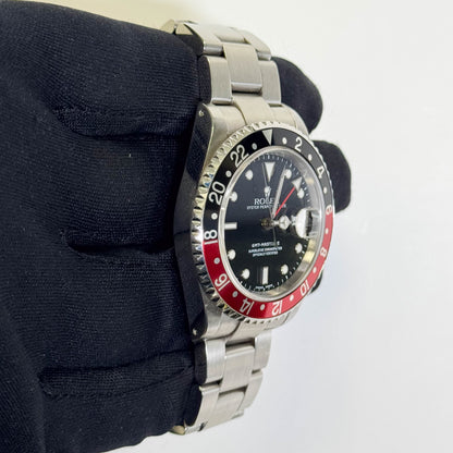Rolex GMT-Master II 40mm Black Dial Watch Ref# 16710 - Happy Jewelers Fine Jewelry Lifetime Warranty