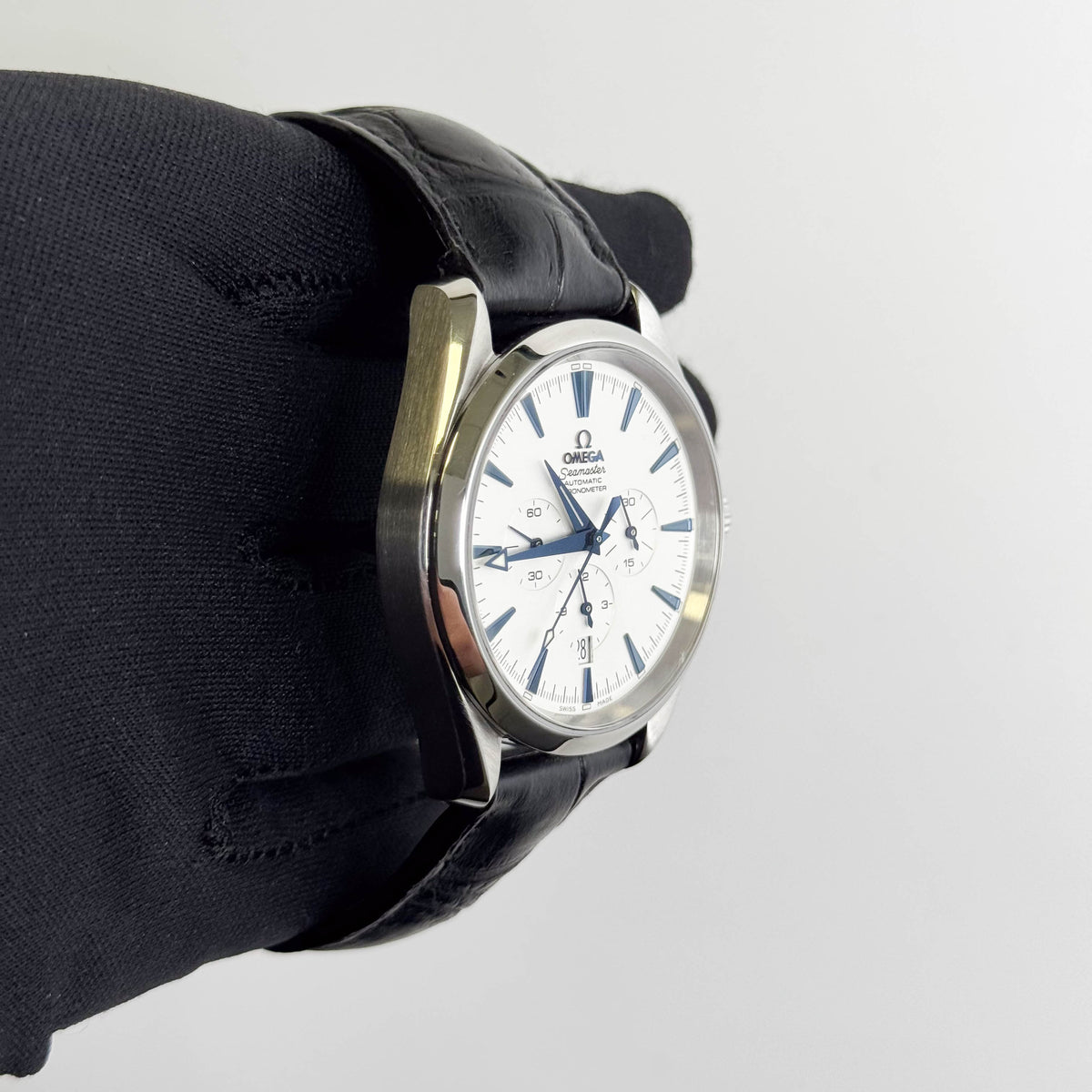 Omega Seamaster 42.2mm Silver Dial Watch Ref# 2812.30.31