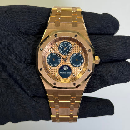 Audemars Piguet Royal Oak 41mm Pink Dial Watch Ref# 26584OR.OO.1220OR.01