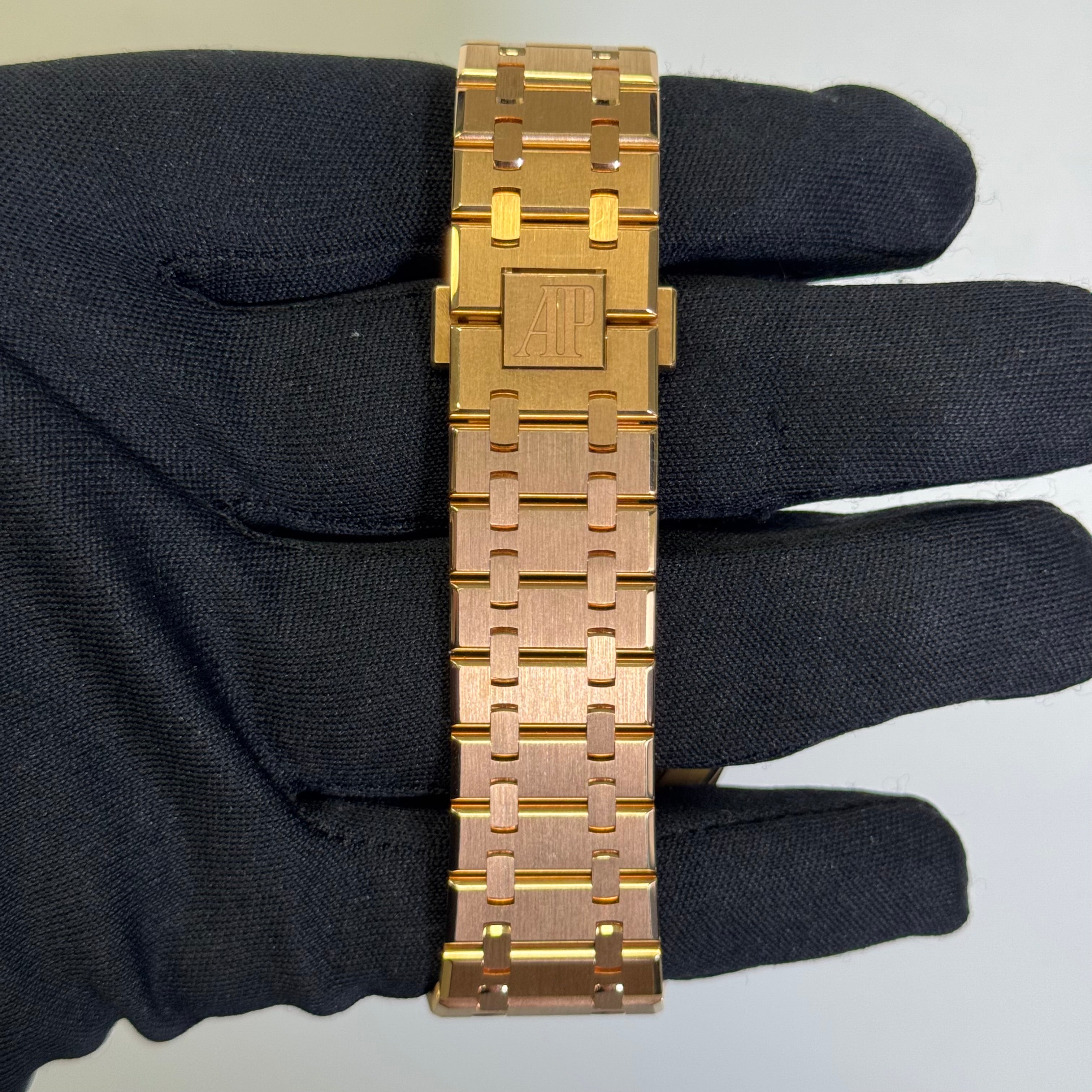 Audemars Piguet Royal Oak 41mm Pink Dial Watch Ref# 26584OR.OO.1220OR.01