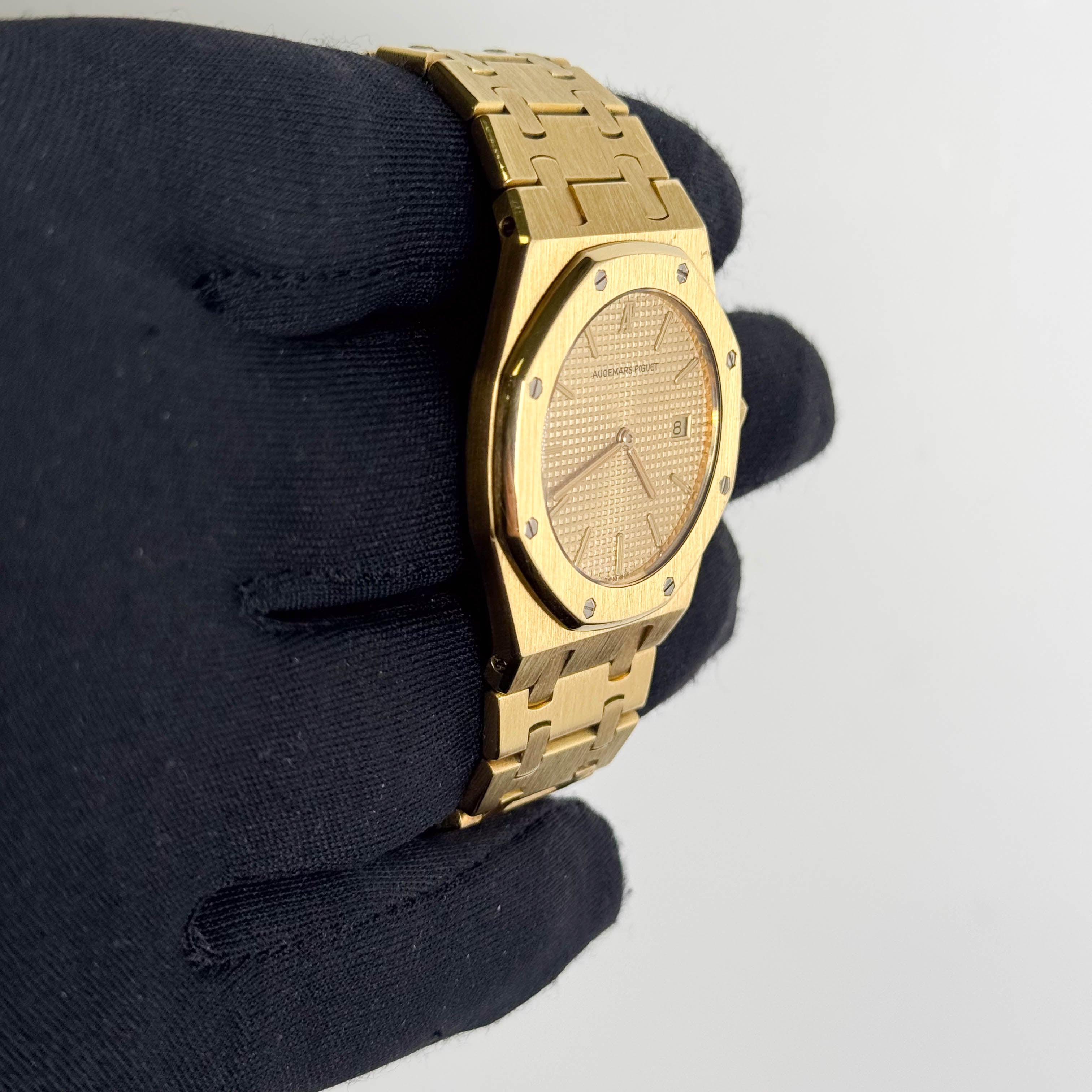 Audemars Piguet Royal Oak 33mm Champagne Dial Watch Ref# 56175BA - Happy Jewelers Fine Jewelry Lifetime Warranty